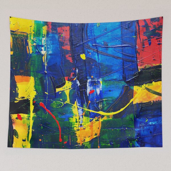 Item preview, Textured Pattern, Colorful Paint Motif designed and sold by inquestyle.