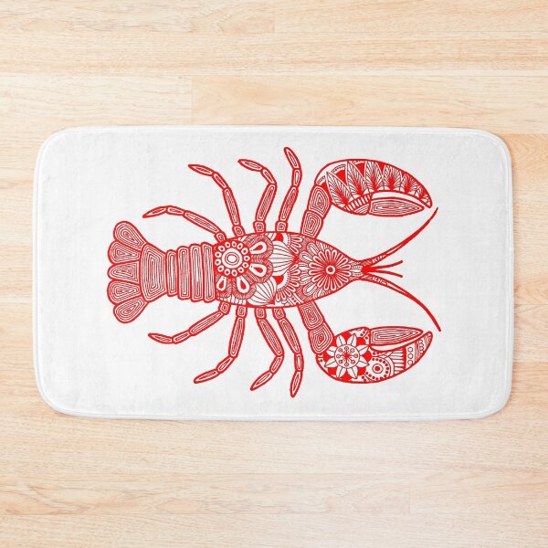 Item preview, Lobster (red and white, horizontal) designed and sold by Calen  Picard-Carroll.