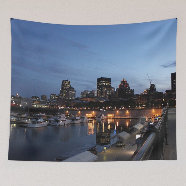 Item preview, Old Port of Montreal at Dusk designed and sold by stina-bee.