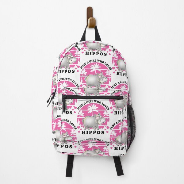 Item preview,  Just a girl who loves Hippos classic pink sun designed and sold by pablomendoza.