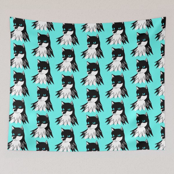 Item preview, Bat Mills - turquoise eyes designed and sold by CoffeyCatsArt.