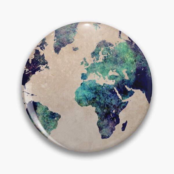 Item preview, World Map cold World designed and sold by JBJart.