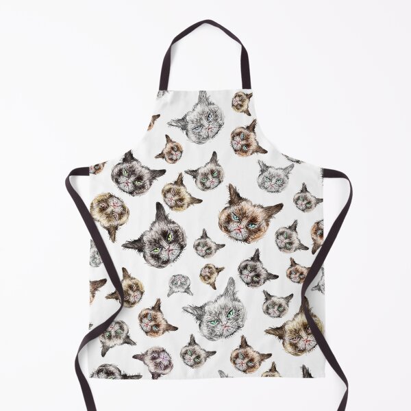 Item preview, Cats in White designed and sold by NOTSNIW ART.