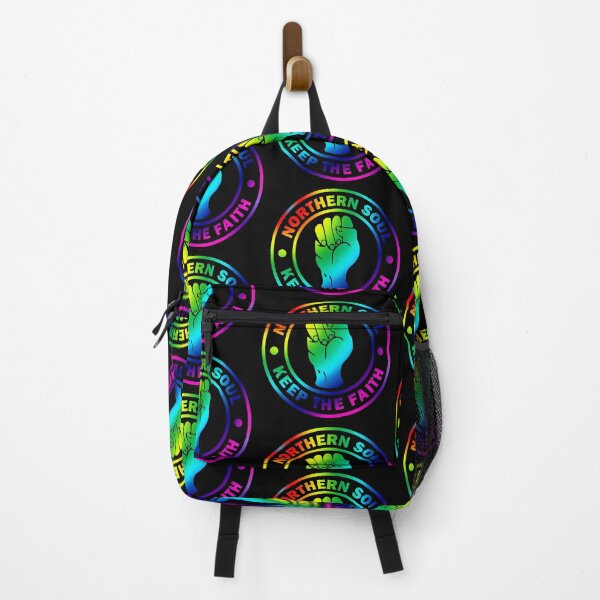 Item preview, Northern Soul Keep The Faith black with Rainbow designed and sold by fatbanana.