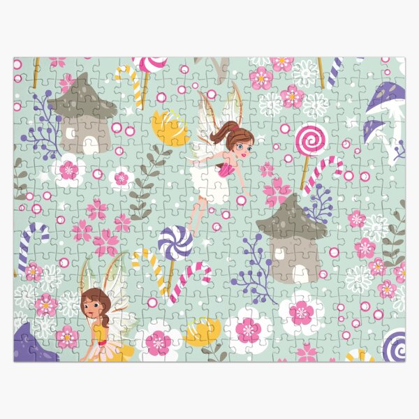 Green Fairy Helpers In Tommy Tinker's Village™ Jigsaw Puzzle