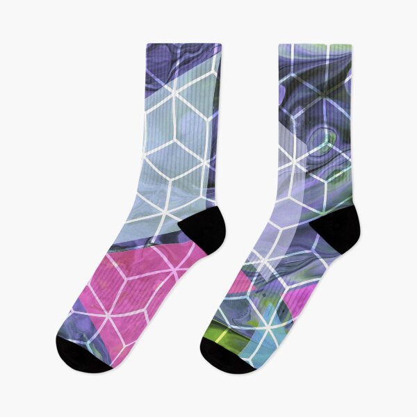 Item preview, Geometrical purple designed and sold by Rogue-Bear-Art.
