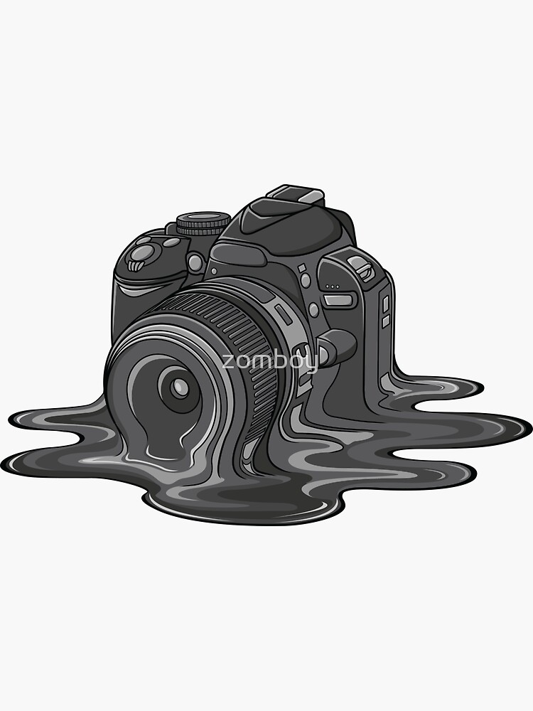 Artwork view, Camera Melt designed and sold by zomboy