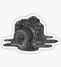 Camera Melt Sticker