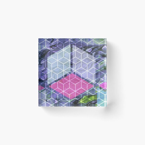 Item preview, Geometrical purple designed and sold by Rogue-Bear-Art.