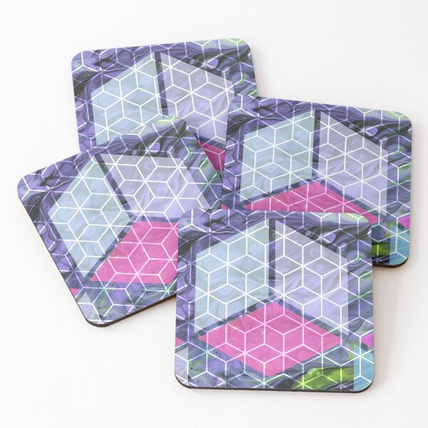 Item preview, Geometrical purple designed and sold by Rogue-Bear-Art.
