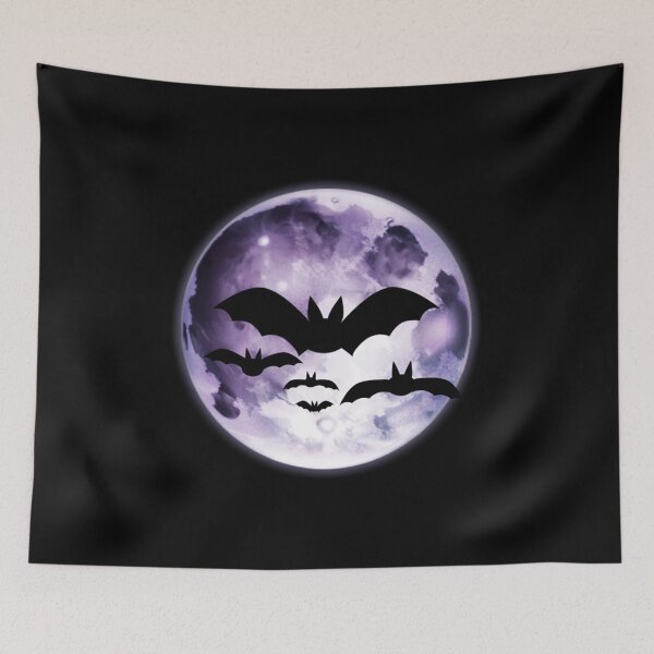 Item preview, halloween bat night moon designed and sold by LokmaneBrahimi.