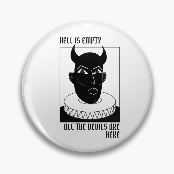 Item preview, Hell Is Empty Shakespeare Devil designed and sold by Dr-Faustus.