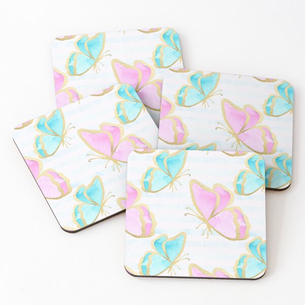 Item preview, Pretty Butterfly Face Mask Matching phone case cute butterflies watercolor pastel designed and sold by rdorsey8.