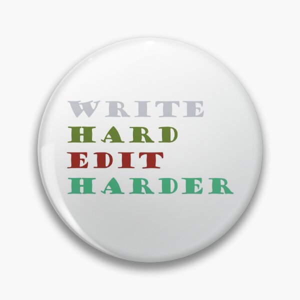 Item preview, Write Hard. Edit Harder. designed and sold by Kybruno's Creations.