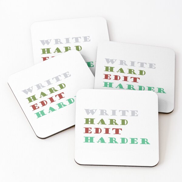 Item preview, Write Hard. Edit Harder. designed and sold by Kybruno's Creations.