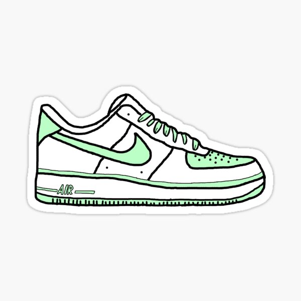 nike air force 1 low stickers