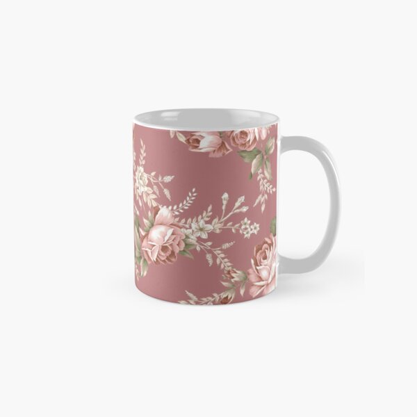 Item preview, Vintage Blush Roses - Dk. Pink Background designed and sold by Grafixmom.