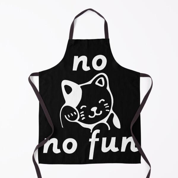Item preview, white no cat no fun designed and sold by stickart-marek.