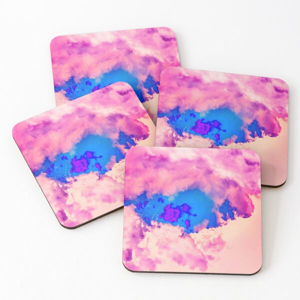 Item preview, Purple Pink Puffy Clouds designed and sold by wildjellybeans.