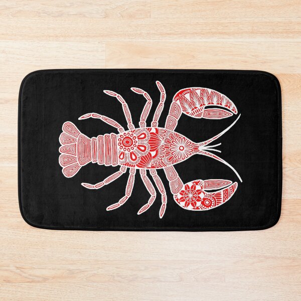 Item preview, Lobster (red and white, horizontal) designed and sold by Calen  Picard-Carroll.