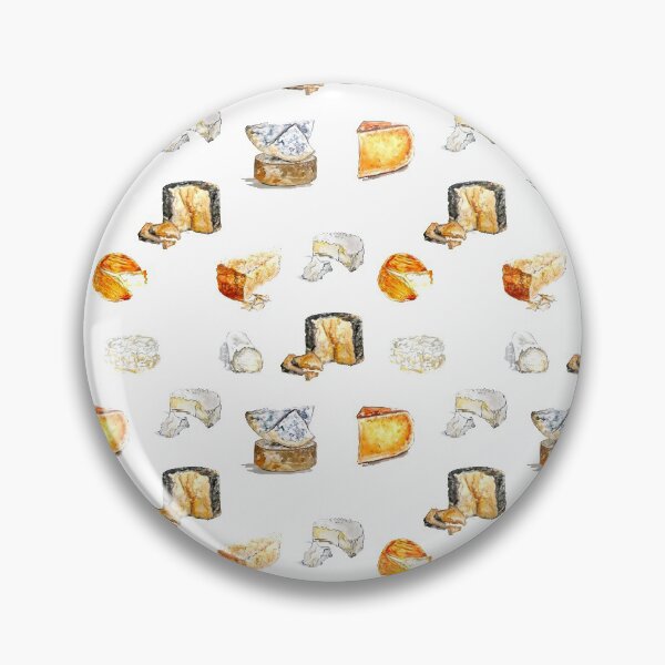 Item preview, Watercolor Cheese Print Illustration designed and sold by Uplift Illustrations.