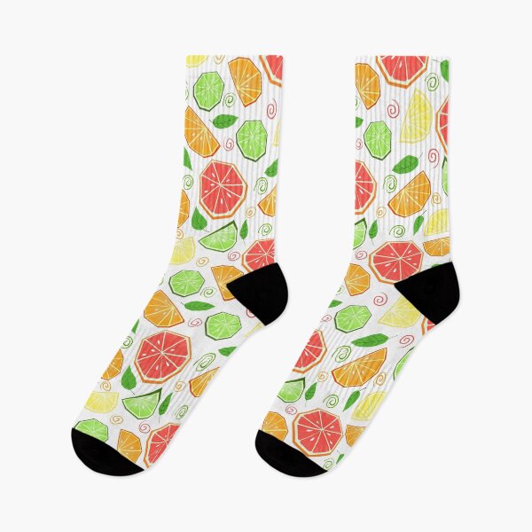Item preview, Citrus melody, orange pattern, lemon pattern, lime pattern, grapefruit pattern designed and sold by KeytonDesign.