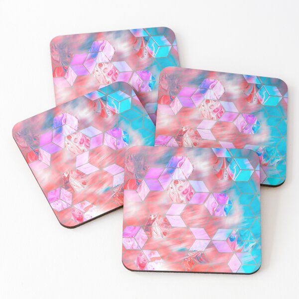 Item preview, Geometrical pastels and neon  designed and sold by Rogue-Bear-Art.