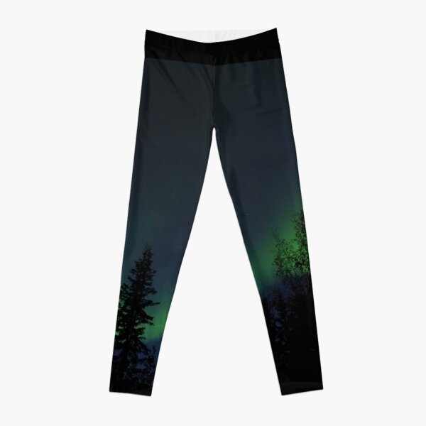 Green Waves Leggings