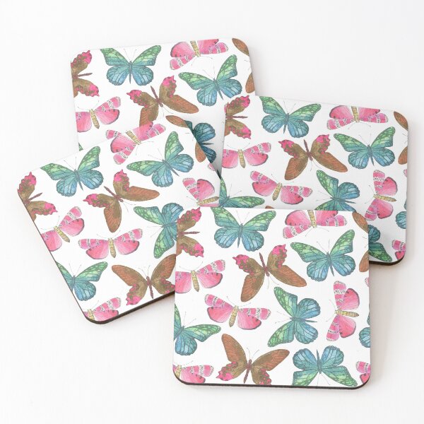 Item preview, Pretty Butterfly Face Mask Matching phone case cute butterflies watercolor pastel designed and sold by rdorsey8.