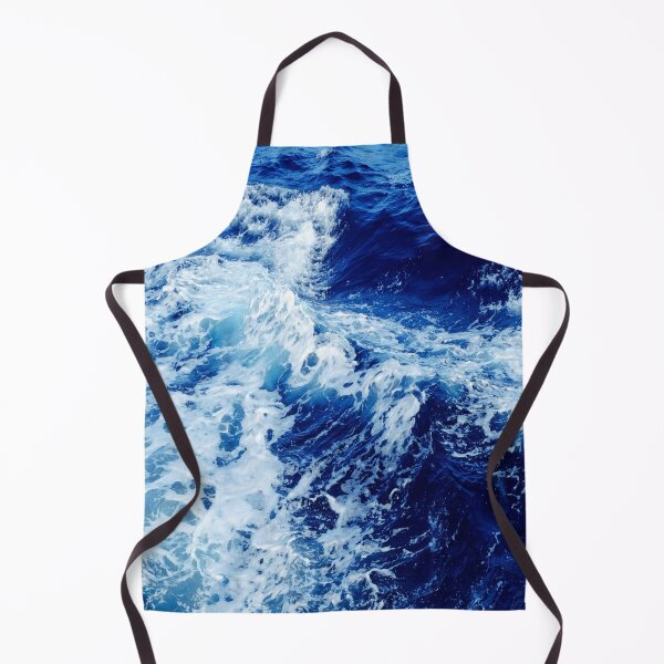 Item preview, sea blue waves designed and sold by osamamohamad.
