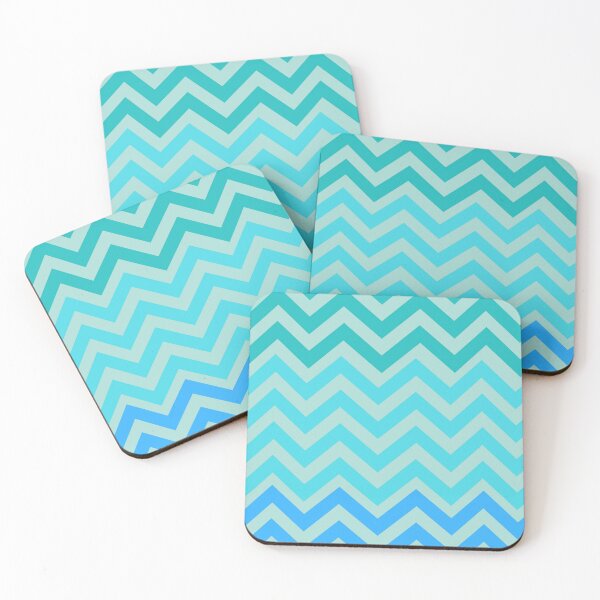 Item preview, Blue Chevron Stripes  designed and sold by Craftdrawer.