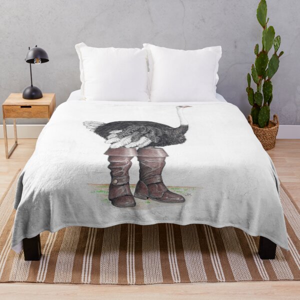 Item preview, Ostrich in Musketeer boots designed and sold by JimsBirds.