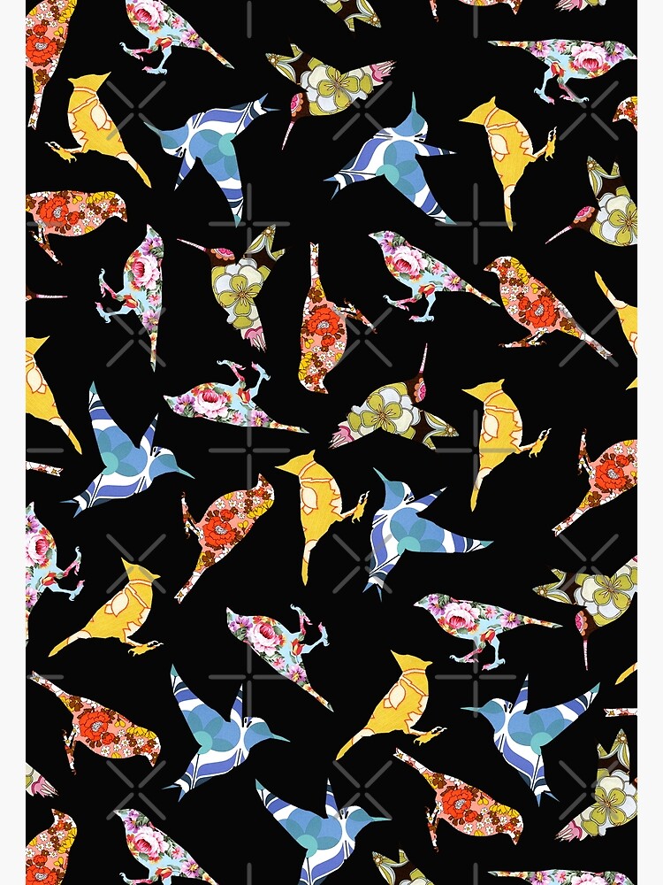 PARROTS OF BRASIL Anthracite Wallpaper