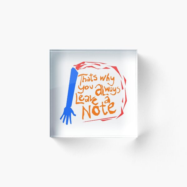 Item preview, That's why you always leave a note designed and sold by EigengrauART.