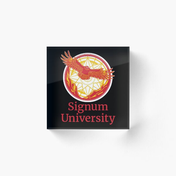 Signum University Logo Acrylic Block