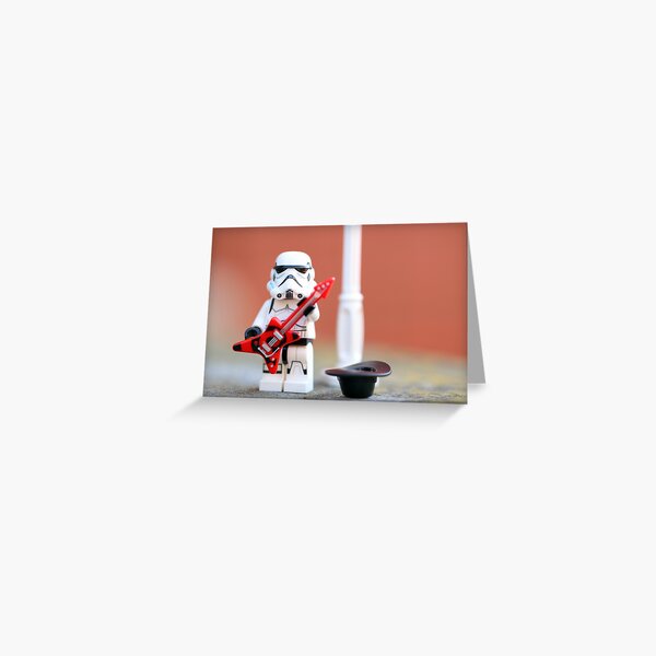 Busking Stormie Greeting Card