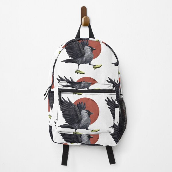 Item preview, Jackdaw playing footy designed and sold by CharlieCreature.