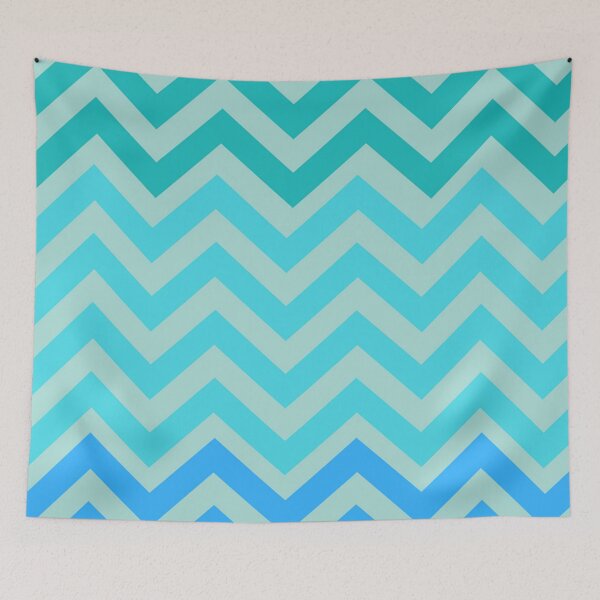 Item preview, Blue Chevron Stripes  designed and sold by Craftdrawer.