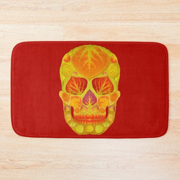 Item preview, Aspen Leaf Skull 13 designed and sold by GobaFineArts.