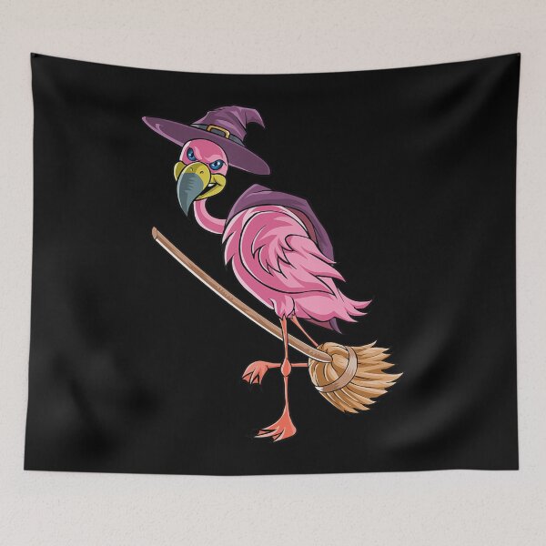 Item preview, Halloween Flamingo Witch Scary Party Funny designed and sold by ANABARRIOS.