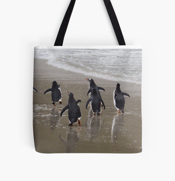 Penguin March All Over Print Tote Bag