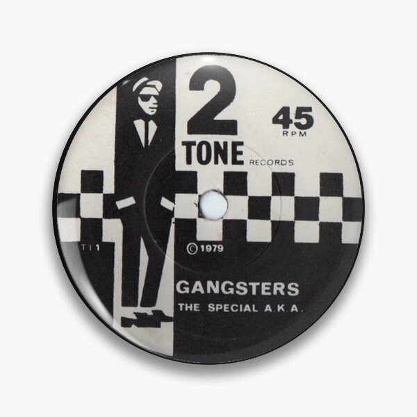 Item preview, 2TONE Gangsters record centre designed and sold by fatbanana.
