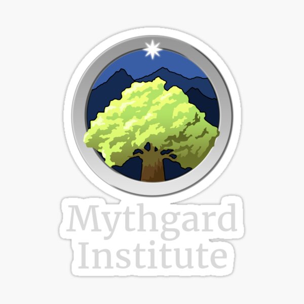 Mythgard Institute Logo Sticker
