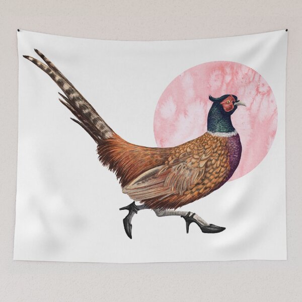 Item preview, Pheasant bird in Stiletto shoes designed and sold by CharlieCreature.