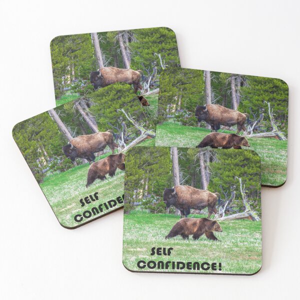 Item preview, Bear and Bison Self Confidence designed and sold by Tim Thompson.