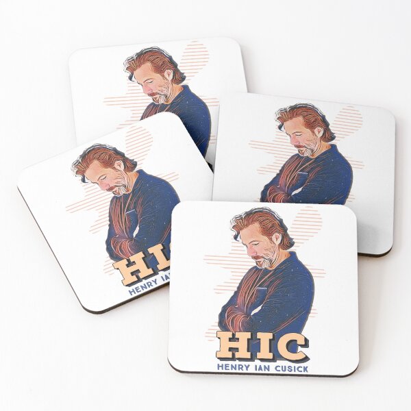 Item preview, Henry Ian Cusick Pop Art (White) designed and sold by justineimagine.