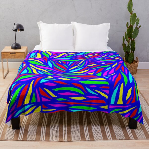 Vista previa del artículo con la obra « los colores vivos estallan sobre un fondo azul oscuro», diseñado y vendido por Will-D-Artist.