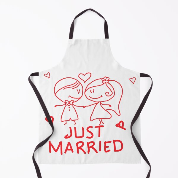 Item preview, Just Married, Simple Yet Elegant, Minimalist, Cute, Adorable designed and sold by Vintage-Artwork.