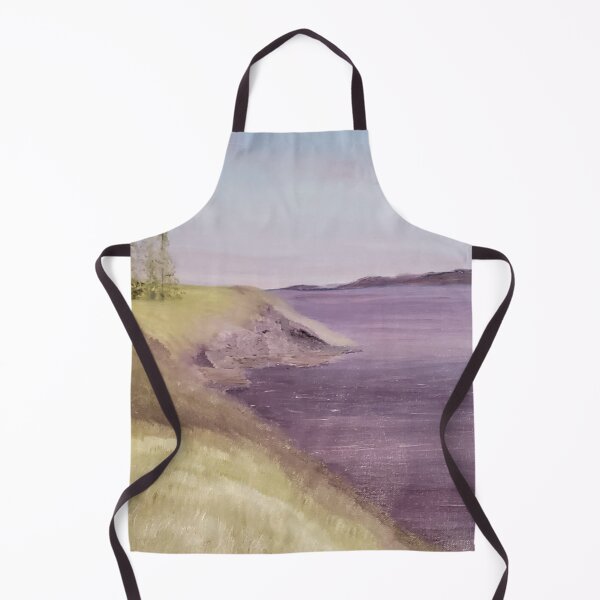 Item preview, Lilac lake oil painting by Tabitha Kremesec designed and sold by Tabitha Kremesec.