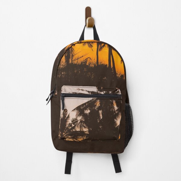 Item preview, Silhouettes of palm trees on sunset designed and sold by Tanesh123.